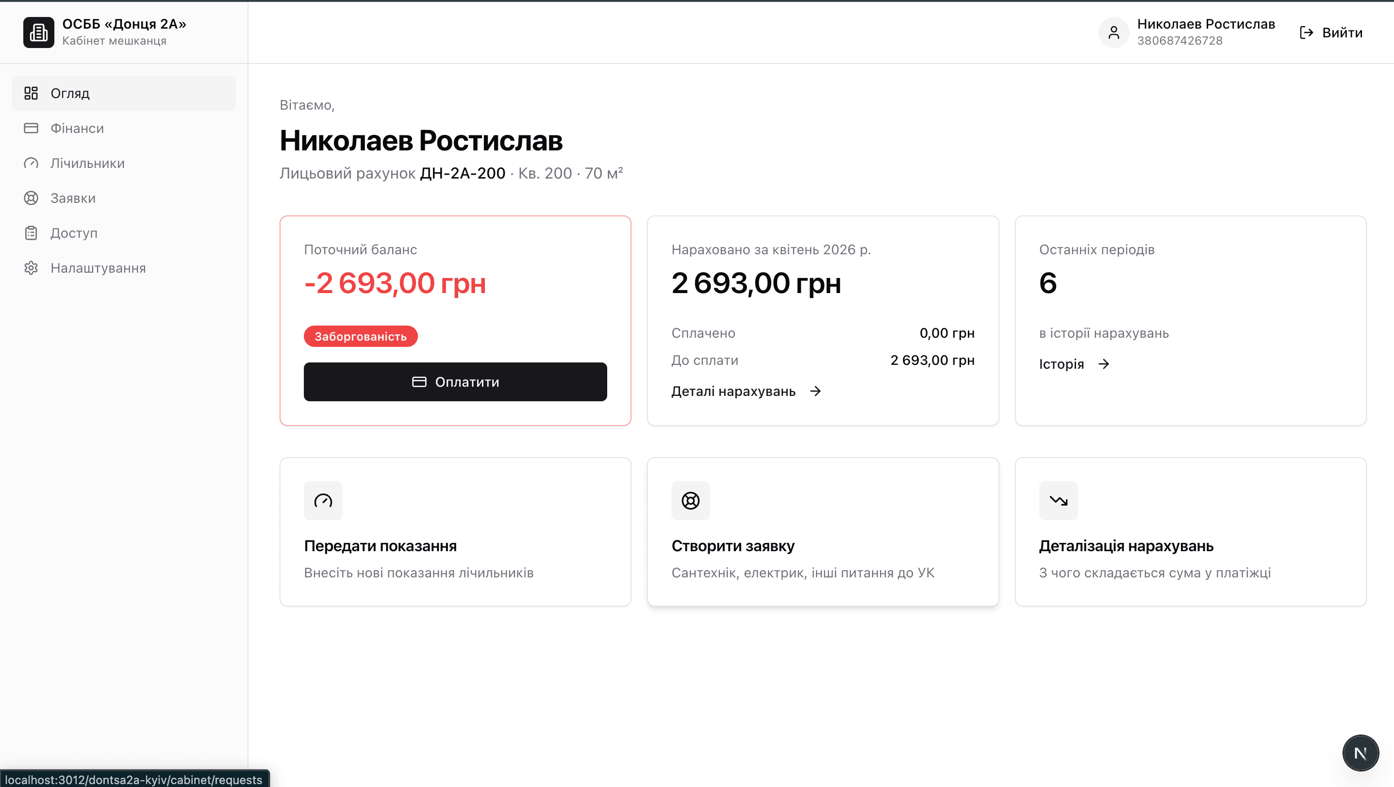 Все по моїй квартирі — на одному екрані